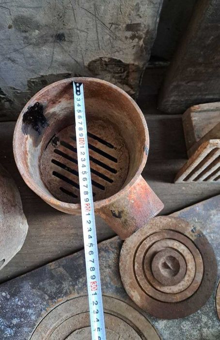 Печь чугунная б/у и запчасти