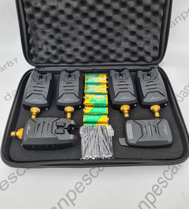 Set 5 Avertizori cu Statie Wind Blade 5 culori model 513 cu SNAG BARR