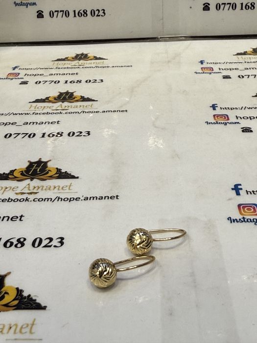 Hope Amanet P7 Cercei Aur 14k 1,57 G