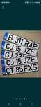 Numere auto ornamentale personalizate
