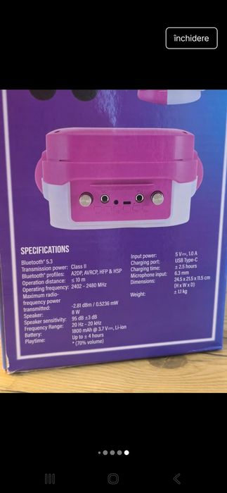 Set karaoke pentru copii