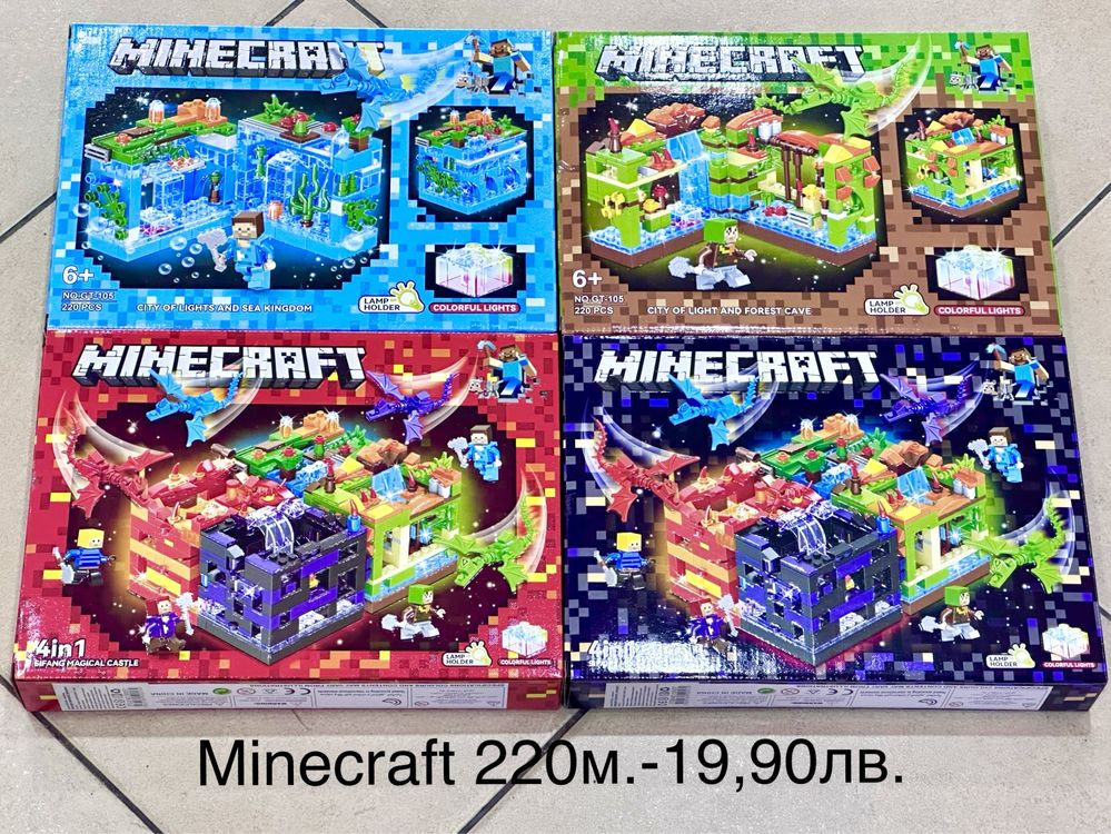 Minecraft конструктор 857части /Minecraft