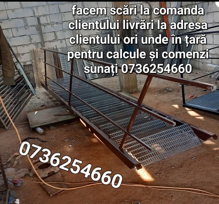 Scara metalice zincate