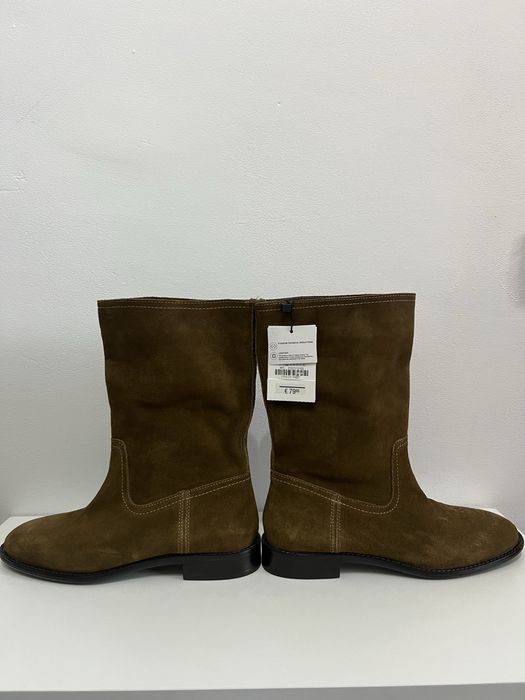 Cizme de piele  ZARA