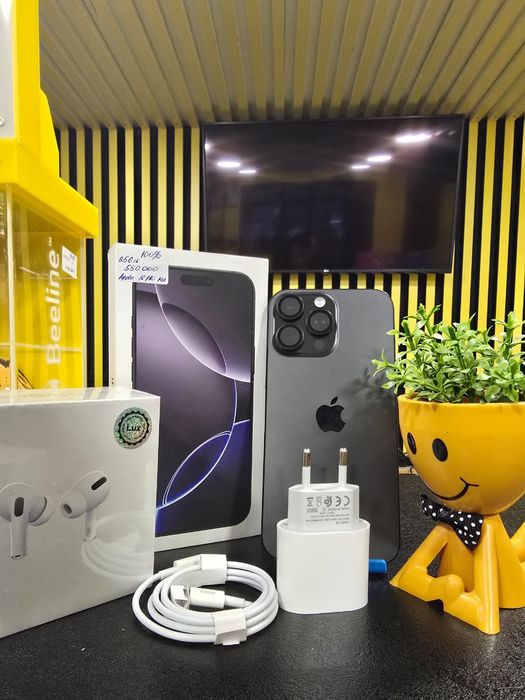 iPhone 16 Pro Max , 256gb, 100%, Kaspi 0-0-12.