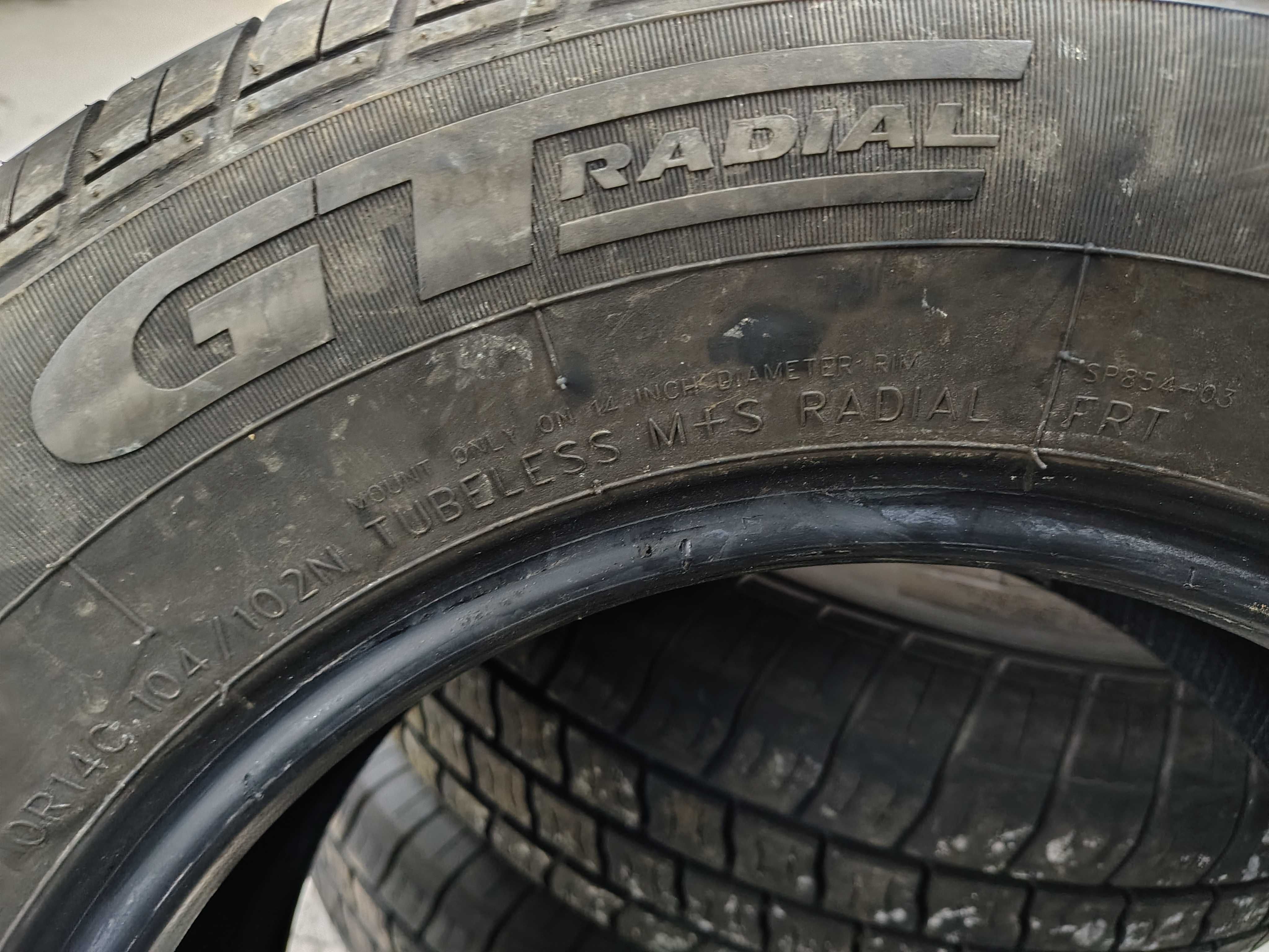 4бр.всесезонни гуми GT RADIAL 195 70 14C DOT18 цена за брой