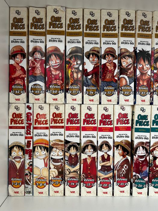 Vand colectie carti pentru copii, ONE PIECE, vol. 1-102 ( 34 bucati)