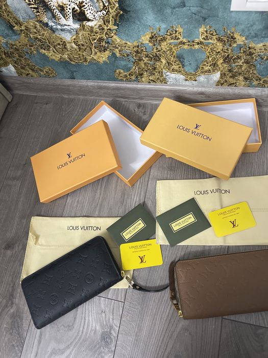 Portofel Louis Vuitton-calitate superioară Poze reale 100% fermoar ins