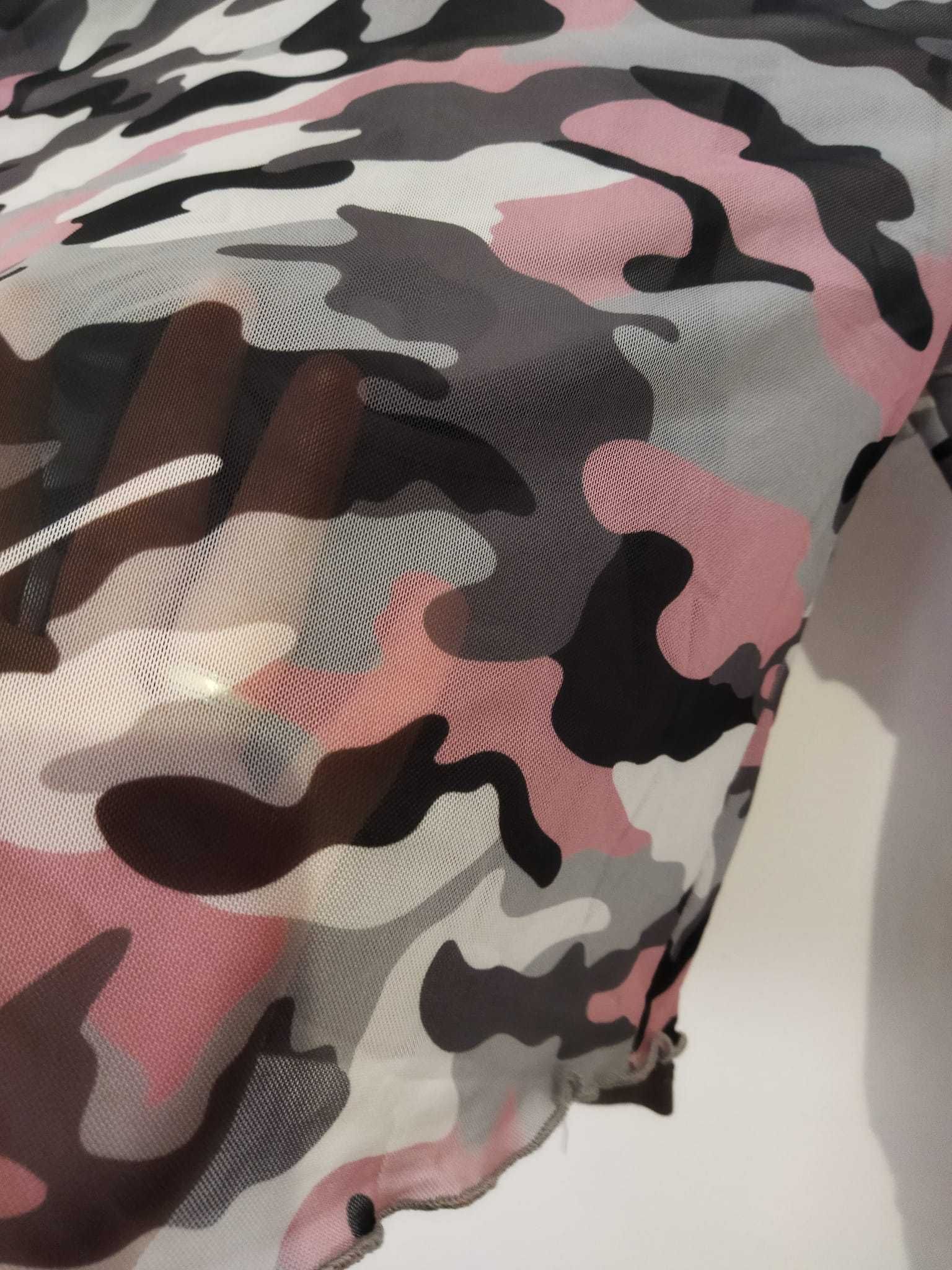 Bluza scurta transparenta model army New Look marimeaXS 10-11 ani