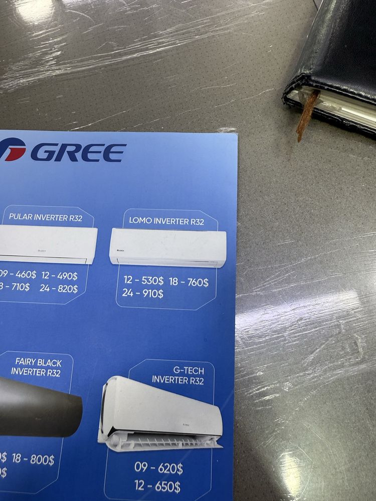 Konditsioner Sotiladi Gree orginal yevropaniki 24 talik