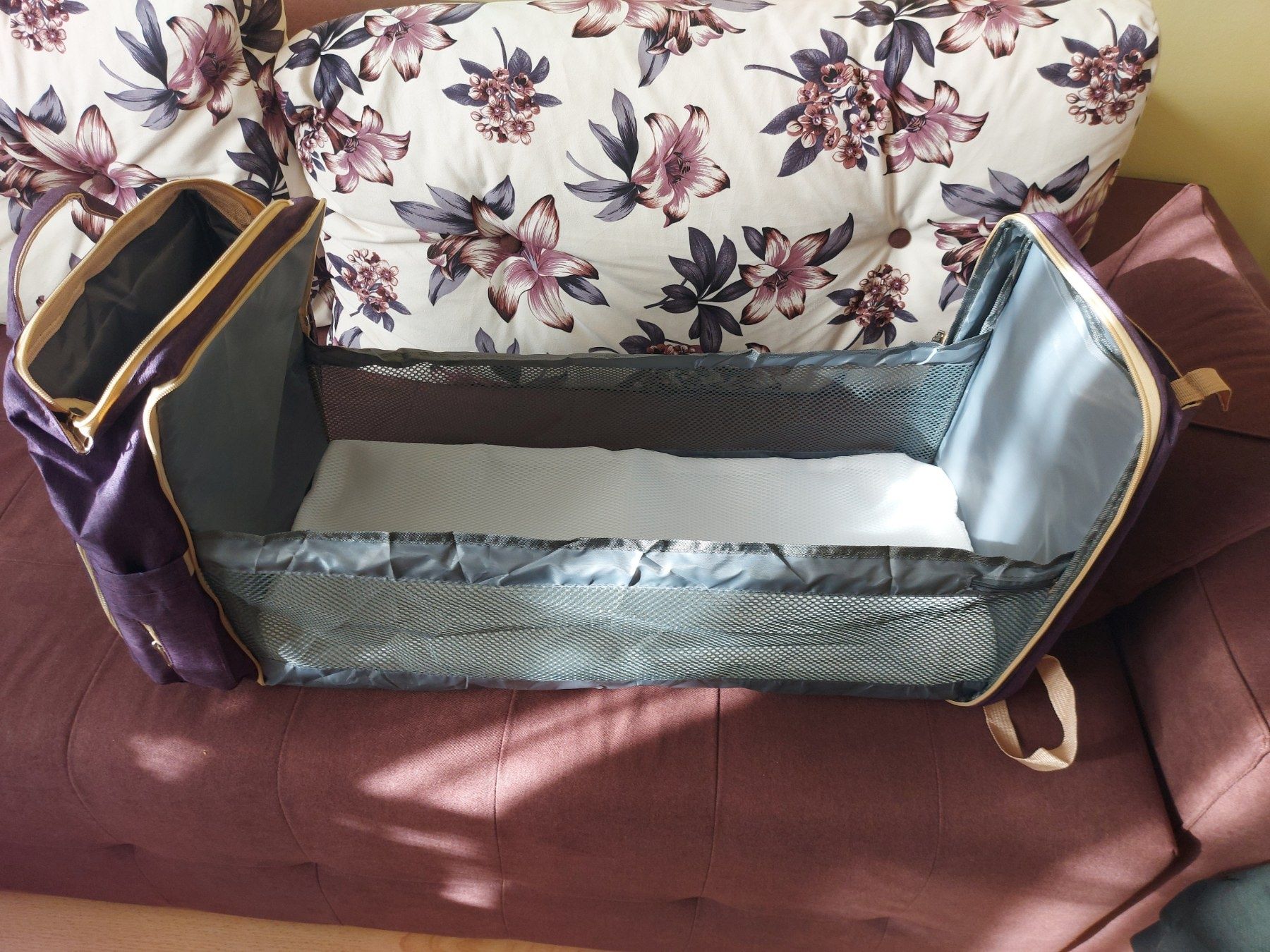 Раница (преносимо легло) за бебешка количка