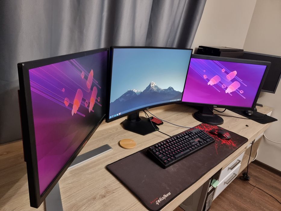 Productivity Gaming сет ъп монитор AOC Agon, Benq razer redragon