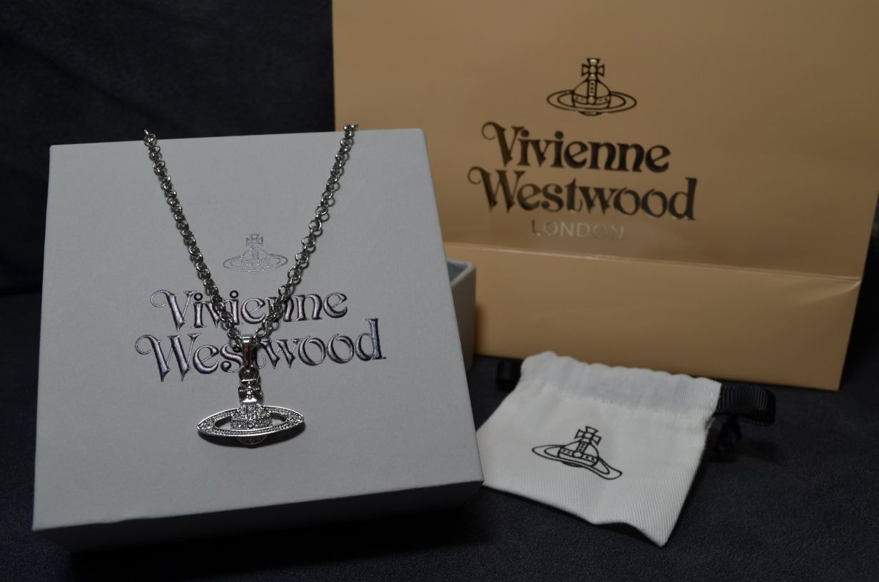 Vivienne Westwood mini bas relief pendant / сребърна огърлица