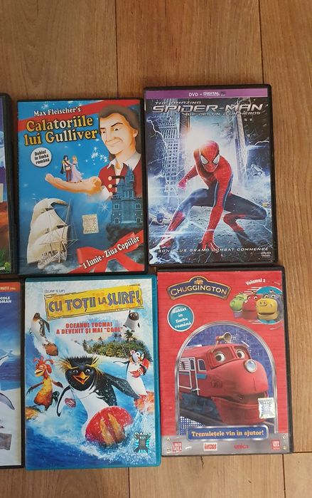 DVD tetiere + CD-uri cu desene