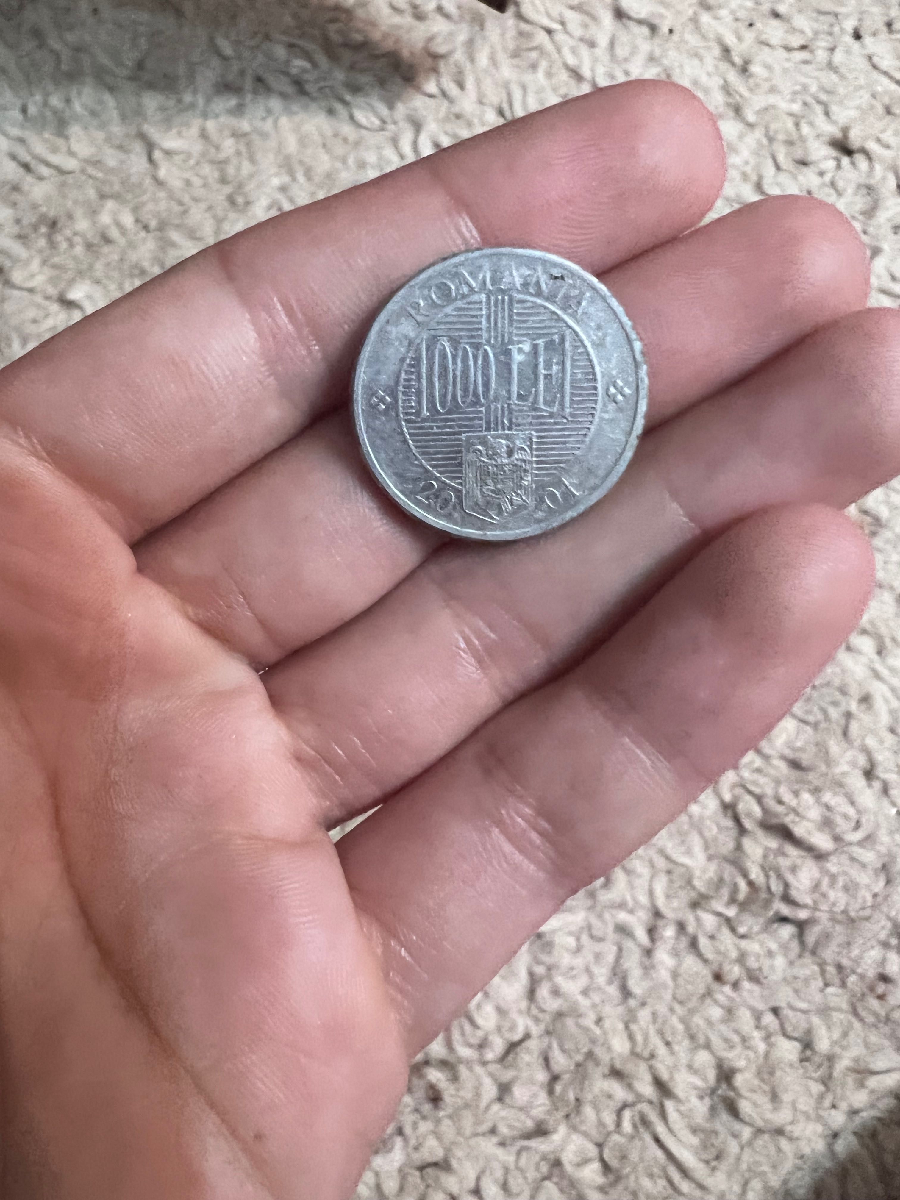 Moneda 1000 lei Constantin Brancoveanu 2001
