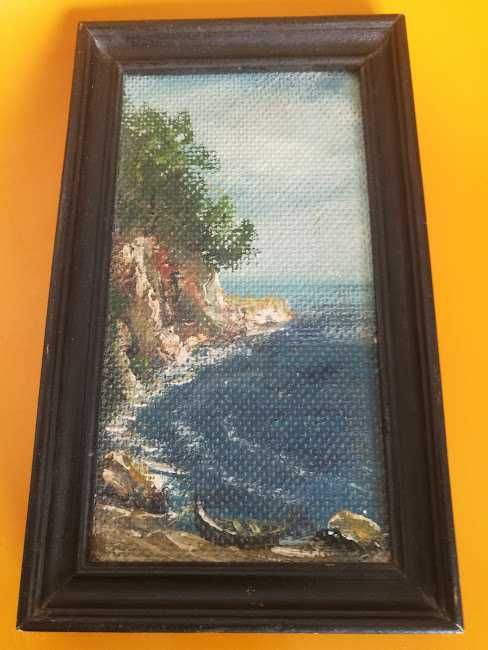 картина маслени бои рамкирана автор неизвестен красива изработка