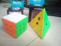 Kubik Rubik 3x3 va pyramida kubik Rubik