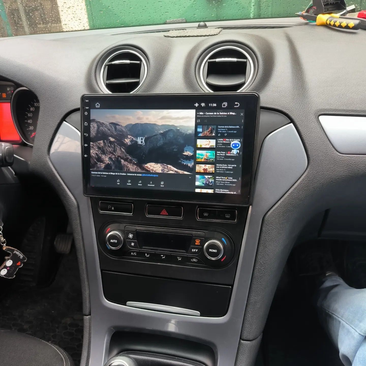 Navigatie Android Ford Mondeo Waze YouTube GPS USB