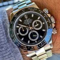 Часовници Rolex Daytona сребристо-черен циферблат