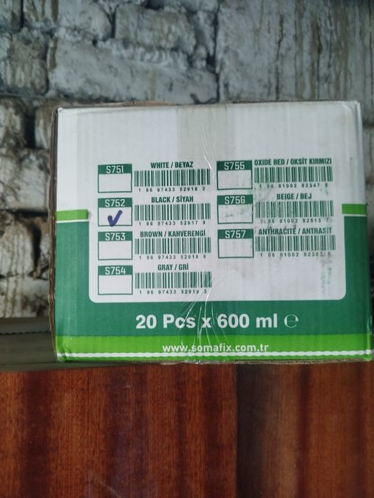 Герметик черный SOMA FIX