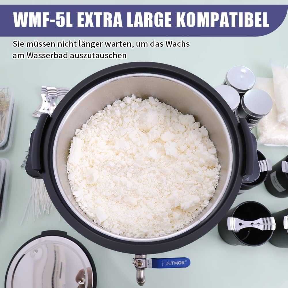 Уред/топилка за восък TOAUTO WMF-5L Candle Making Kit,Гаранция