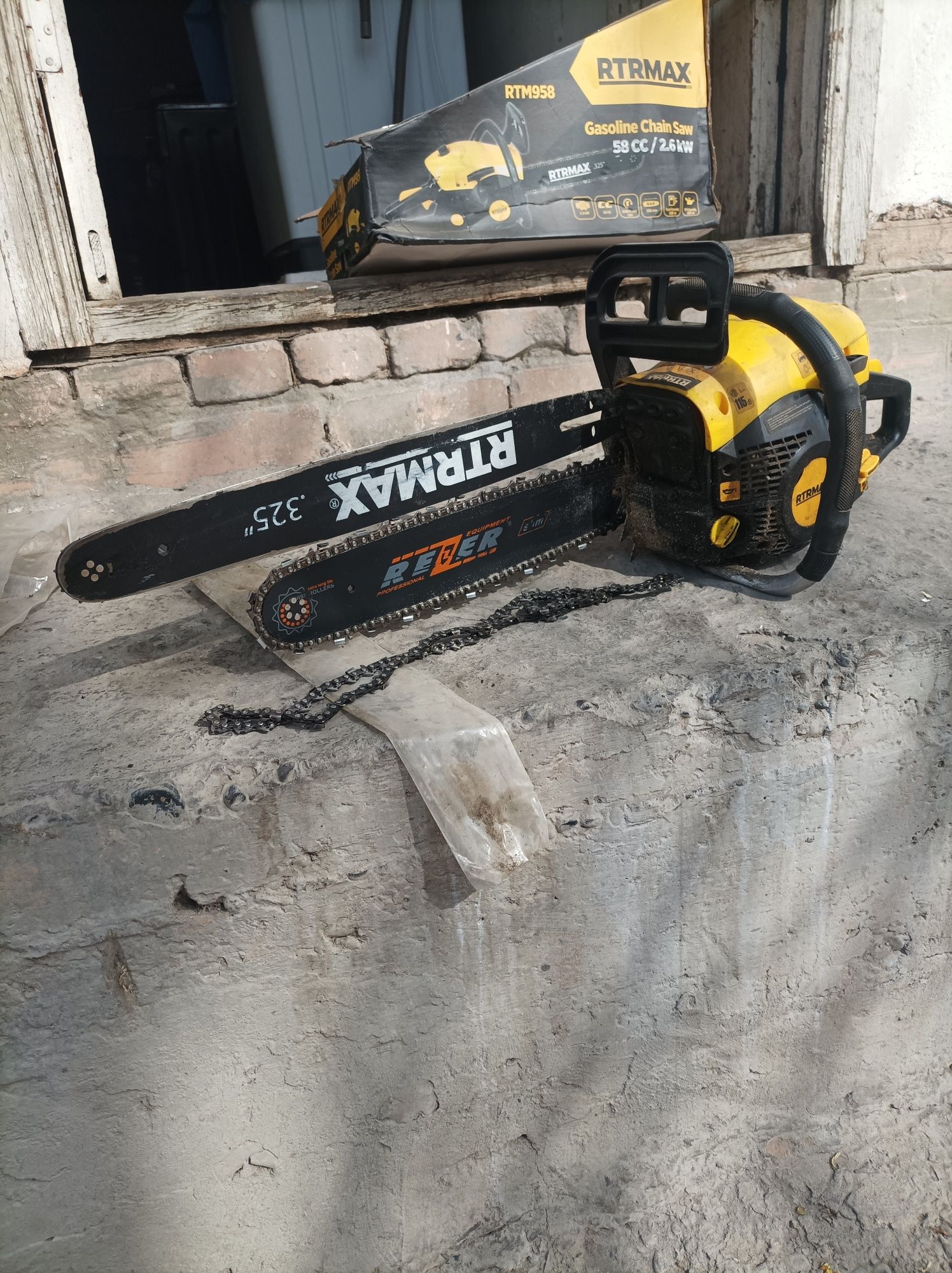 RTRMAX BENZOPILA orginal deyarli yangi tell qiling kelishamiz Qoʻqonda