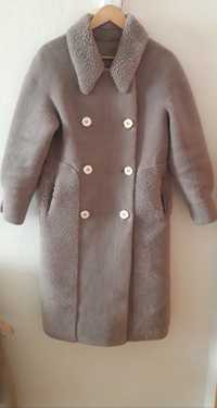 Теплое пальто, Осень, 44-46, шерсть,продажа или ОБМЕН НА ПУХОВИК