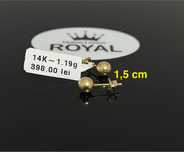 Bijuteria Royal CB : Cercei aur 14k 1,19 gr