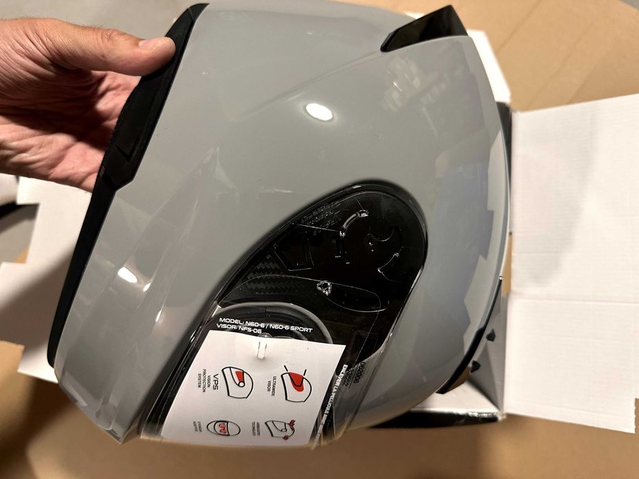 Casca moto Nolan N60-6 303 Grey marime L Noua