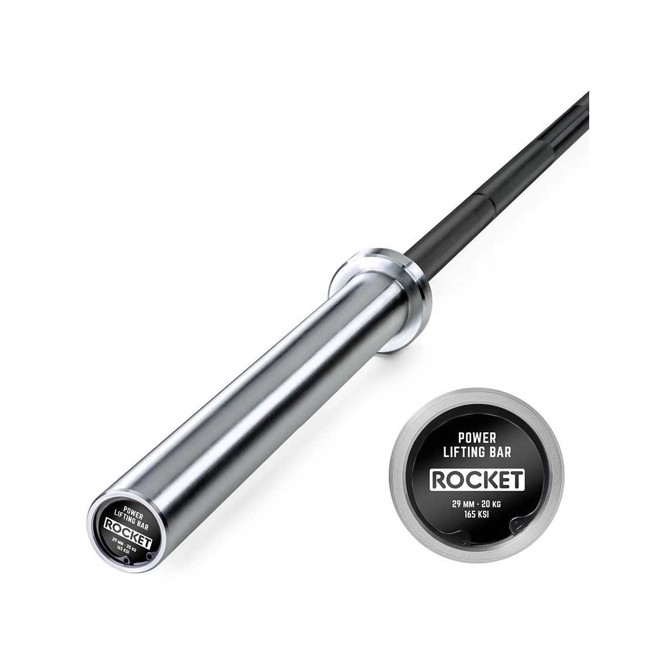 Олимпийски Лост Powerlifting Bar - 450 кг - Black Oxide / Chrome