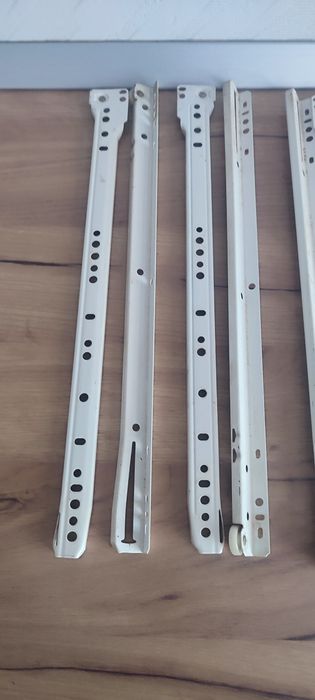 Set glisiere sine culisante pentru 3 sertare birou/dulap