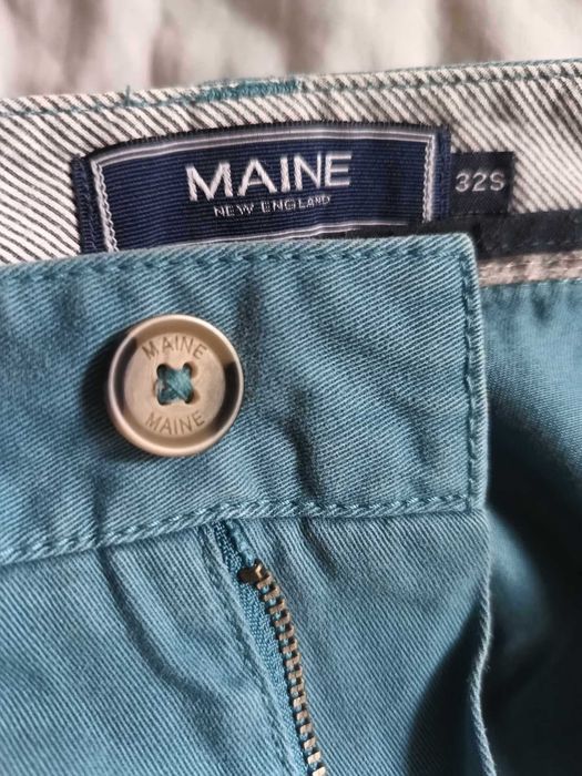 Pantaloni Maine New England Regular Chino Trousers Size 32S, 30'' 76cm