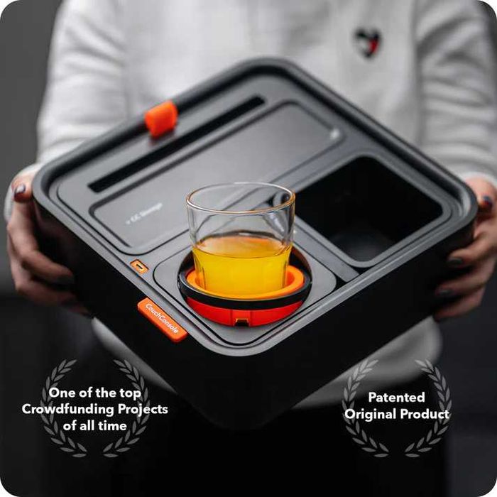 Couch Console - suport băuturi & snack ideal pentru canapea