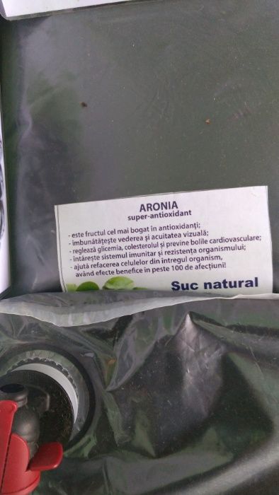 Suc 100% natural de aronia.