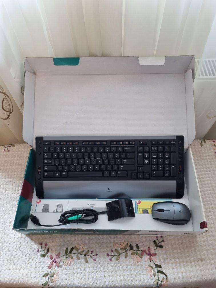 Tastatura Logitech wireless, S510, ptr calculator, mufa usb și adaptor