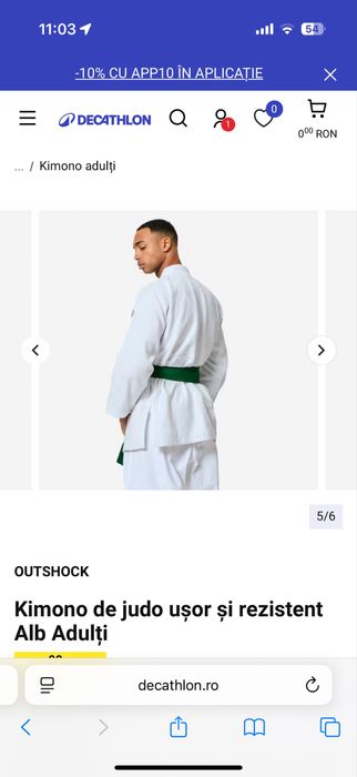 Kimono JUDO OUTSHOCK 190 cm