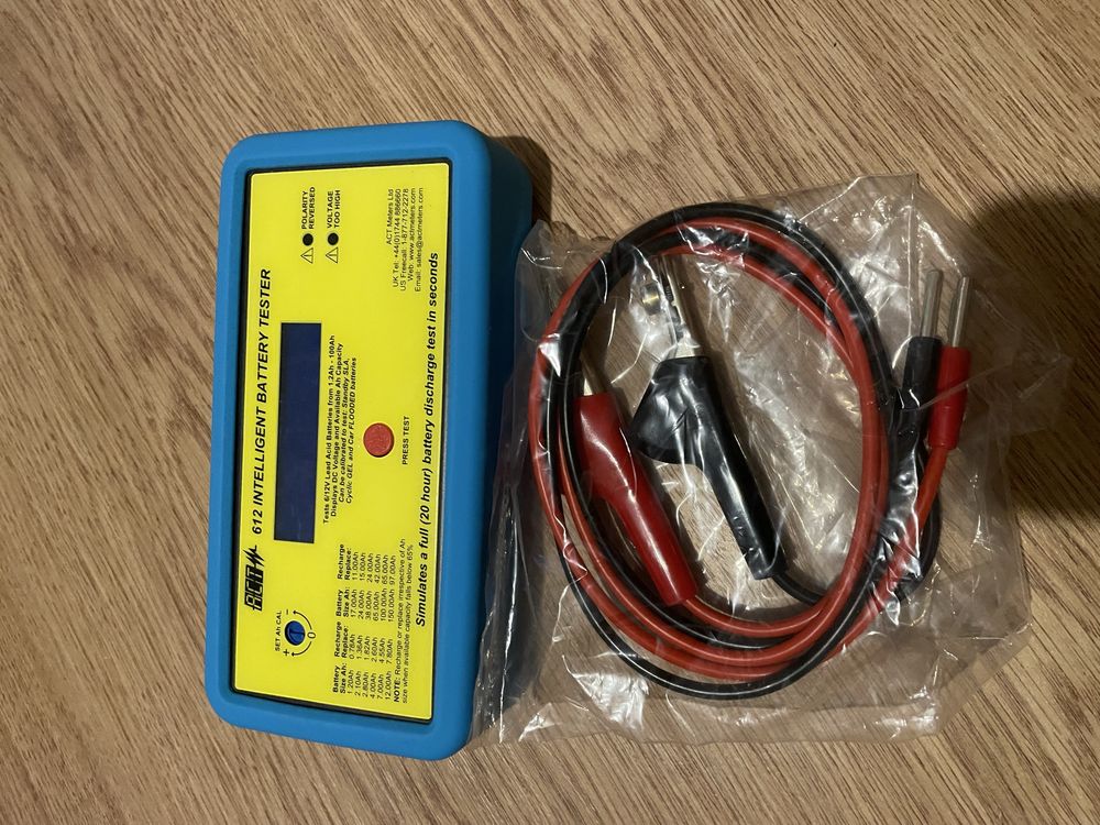 Tester Inteligent acumulatori Pb ACT 612 6 V/12V