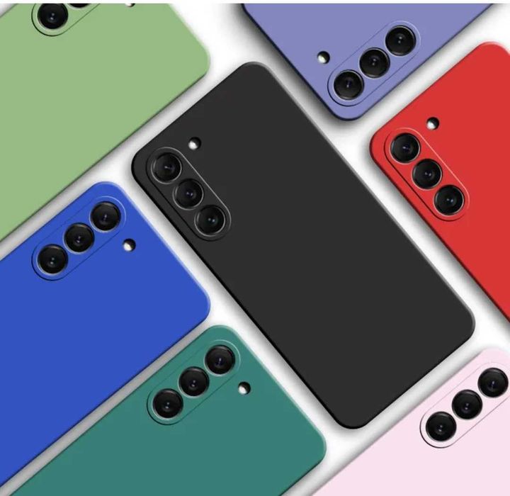 Husa silicon cu microfibra pentru Samsung A15 ; A55 ; A35