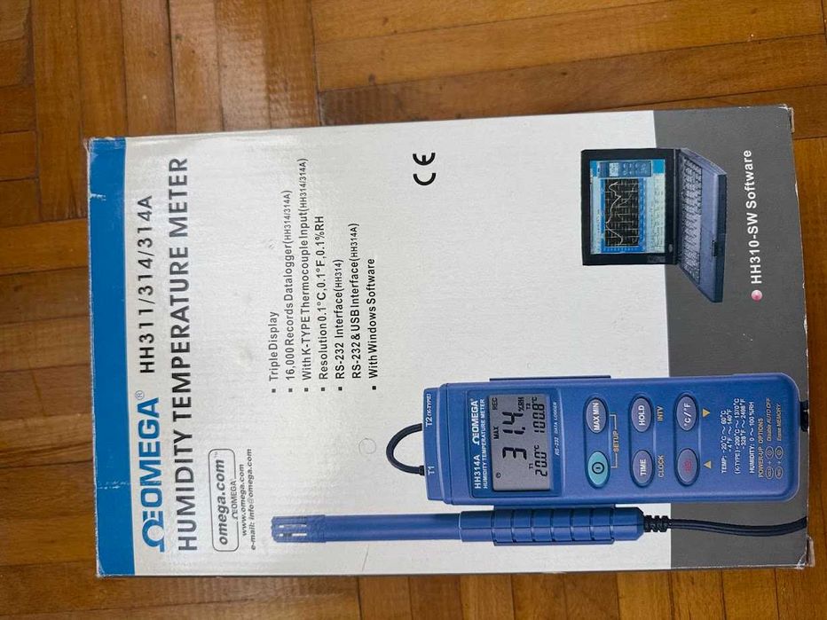 Aparat de masura al umiditatii si temperaturii marca Omega