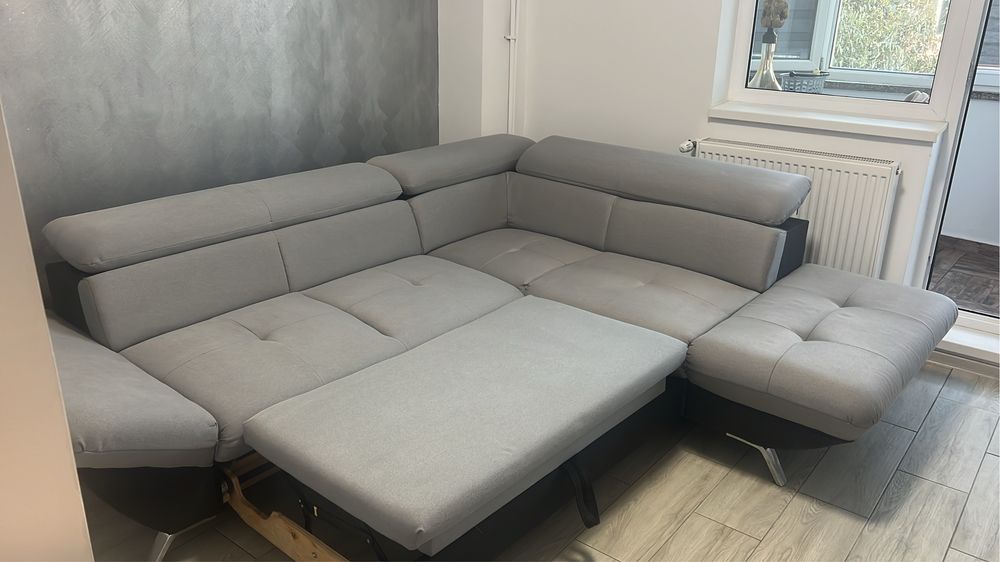 Canapea extensibila gri
