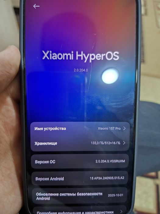 Xiaomi 15T pro 12/512