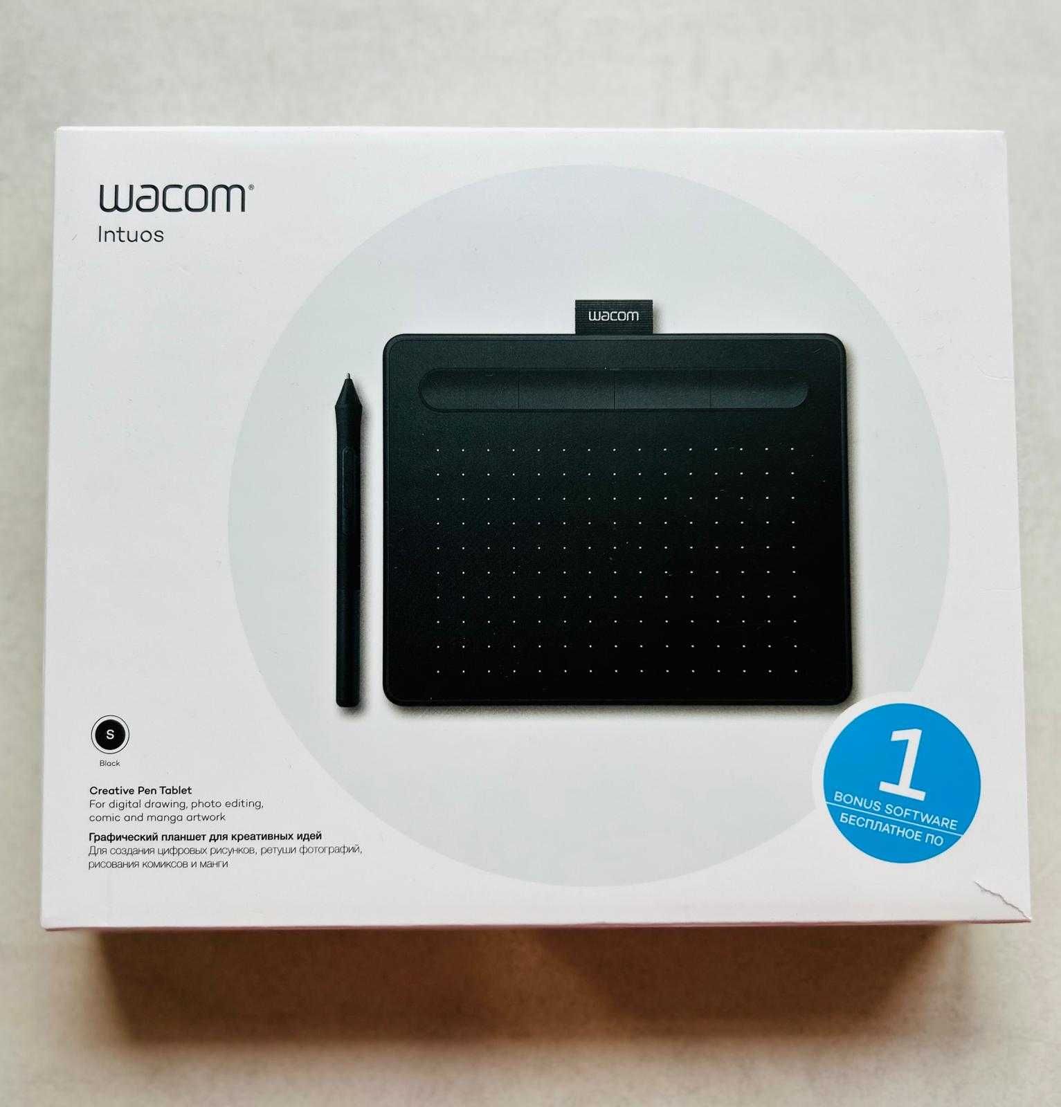 Tableta grafica WACOM Intuos S CTL-4100K-N, Bluetooth, negru