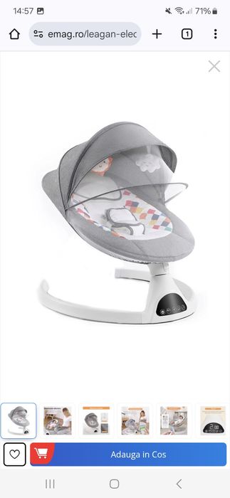 Vând balansoar electric