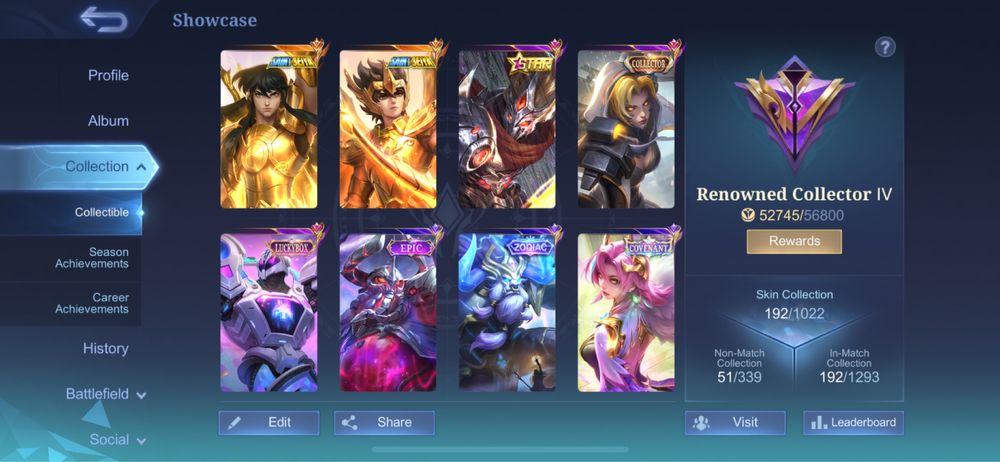 Продается аккаунт Mobile Legends