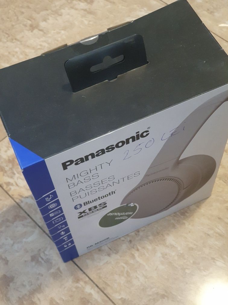 Casti Audio Over the Ear Panasonic RB-M300BE-C, Wireless, Bluetooth, A
