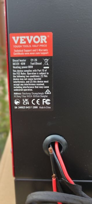 Sirocou Webasto Încălzitor vevor