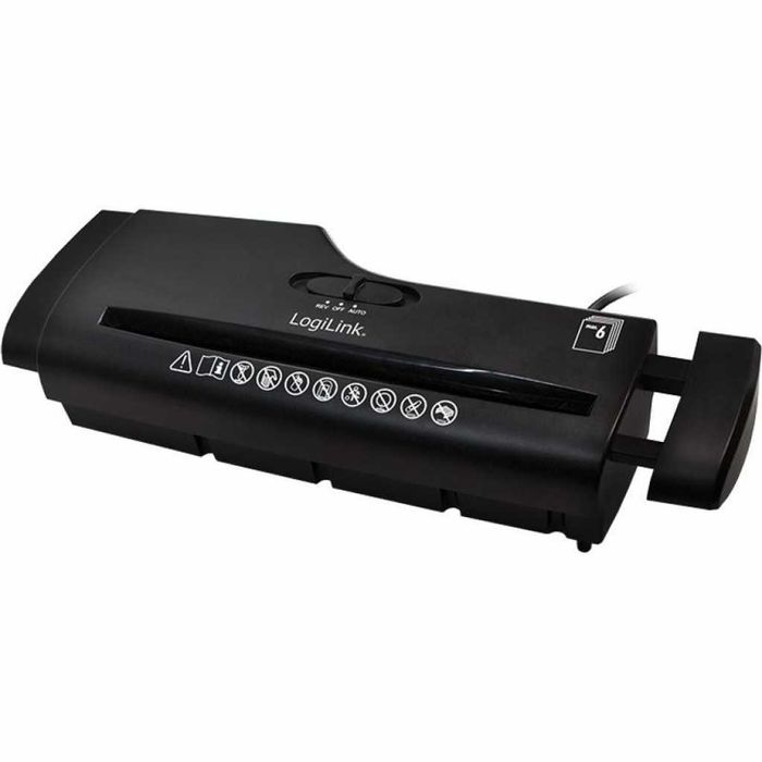 Шредер за хартия LogiLink „Aktenvernichter“  с регулируема ширина,7л