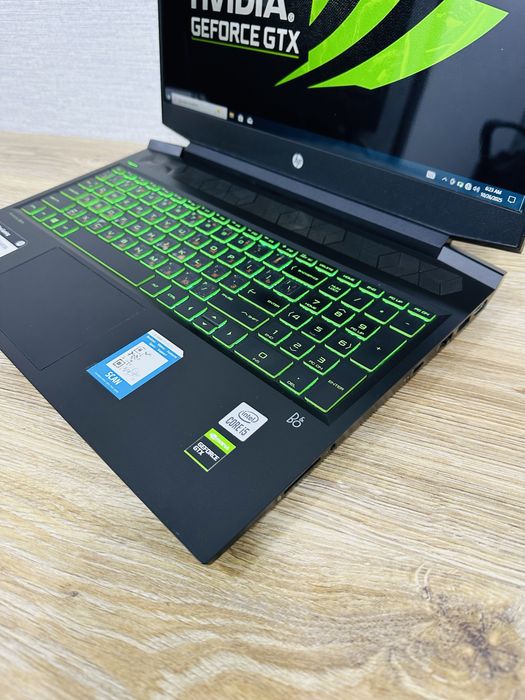 HP Pavilion Gaming Core i5-8 Ядерный с Мощной Видеокартой GTX1650