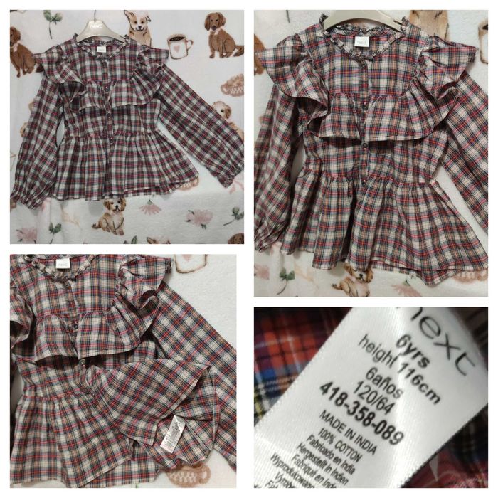 Празнични/Коледни рокля,пуловер,пола 110,116,122р Next,NulaBug,H&M