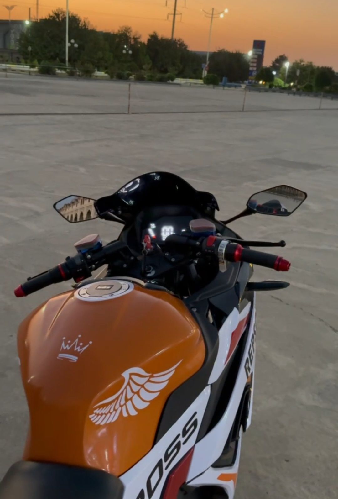 Elektron motosikl kawasaki replica